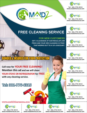 flyer image house cleaning maids flyer design